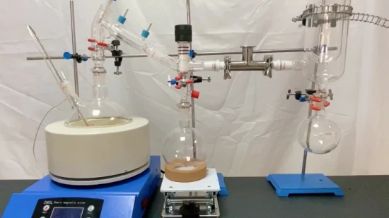 5 10 20 50-литровый вакуумный лабораторный стеклянный вакуумный экстрактор масла с коротким путем, молекулярная дистилляционная установка с коротким путем
